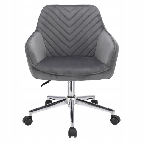 Scaun de birou cu roti Jumi, NAPOLI, 87x57x62cm, inaltime reglabila, Gri [5]