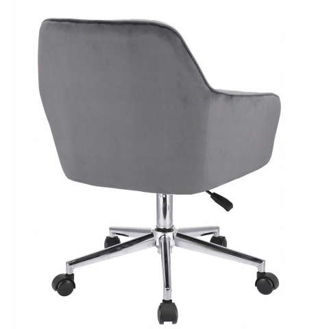 Scaun de birou cu roti Jumi, NAPOLI, 87x57x62cm, inaltime reglabila, Gri [2]