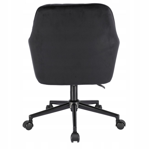 Scaun de birou cu roti Jumi, NAPOLI, 87x57x62cm, inaltime reglabila, Negru [2]