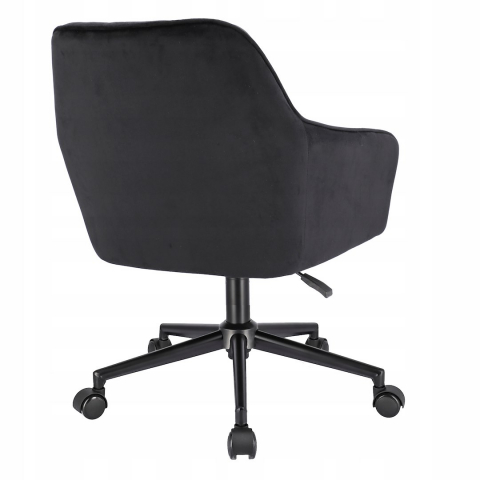 Scaun de birou cu roti Jumi, NAPOLI, 87x57x62cm, inaltime reglabila, Negru [5]