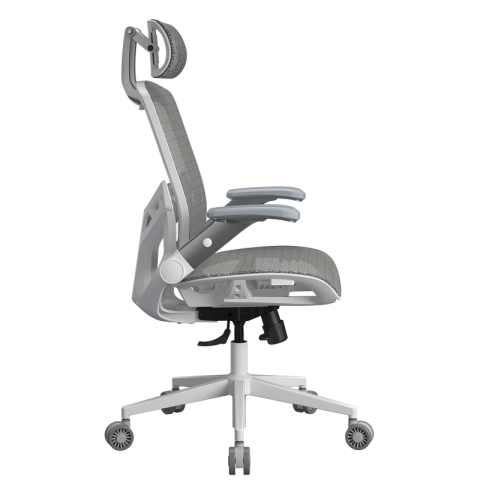 Scaun de gaming Cougar Speeder One (Plasă respirabilă, Gaslift Clasa 4, Reclinabil 135°, Tetieră 3D, Cotiere 3D, Alb) [1]