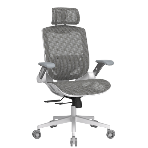 Mobilier - Scaun de gaming Cougar Speeder One (Plasă respirabilă, Gaslift Clasa 4, Reclinabil 135°, Tetieră 3D, Cotiere 3D, Alb)