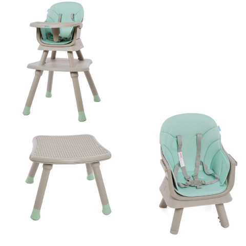 Многофункциональный стульчик для кормления U-Grow – 5 в 1: высокий стульчик, столик + стульчик, набор Lego, бустер и табурет! [2]