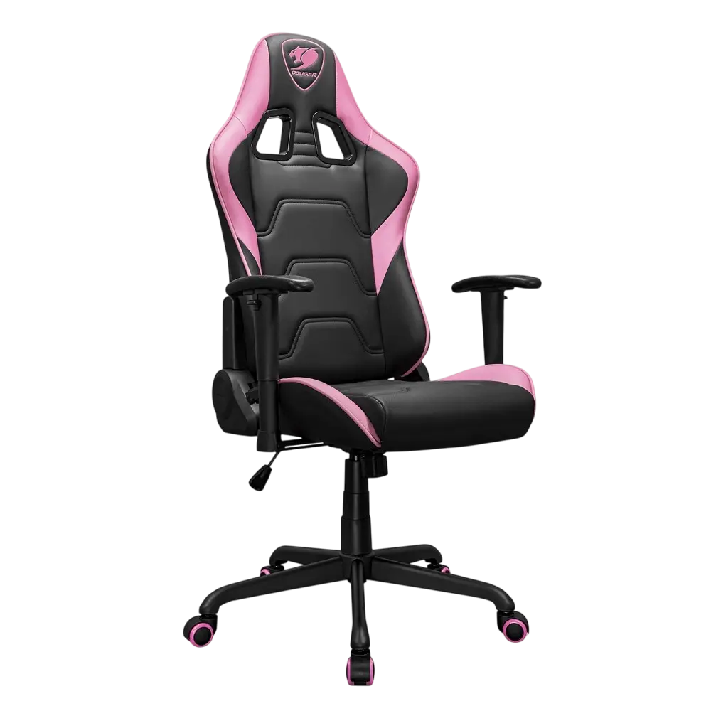 Scaun Gaming Cougar ARMOR ELITE, piele PVC, Negru | Roz, cu spătar reglabil 160° și cotiere 2D [1]