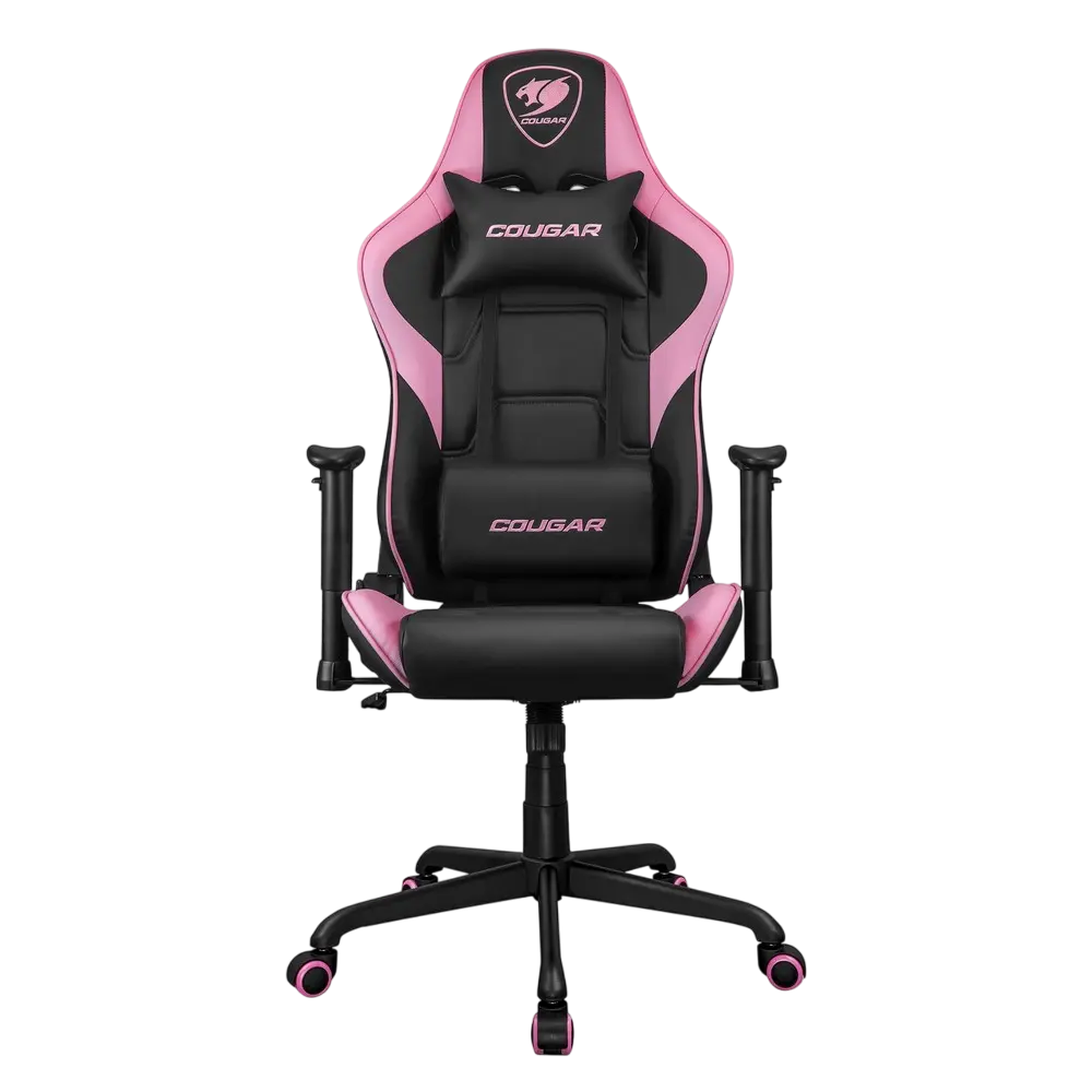 Fotolii Gaming - Scaun Gaming Cougar ARMOR ELITE, piele PVC, Negru | Roz, cu spătar reglabil 160° și cotiere 2D