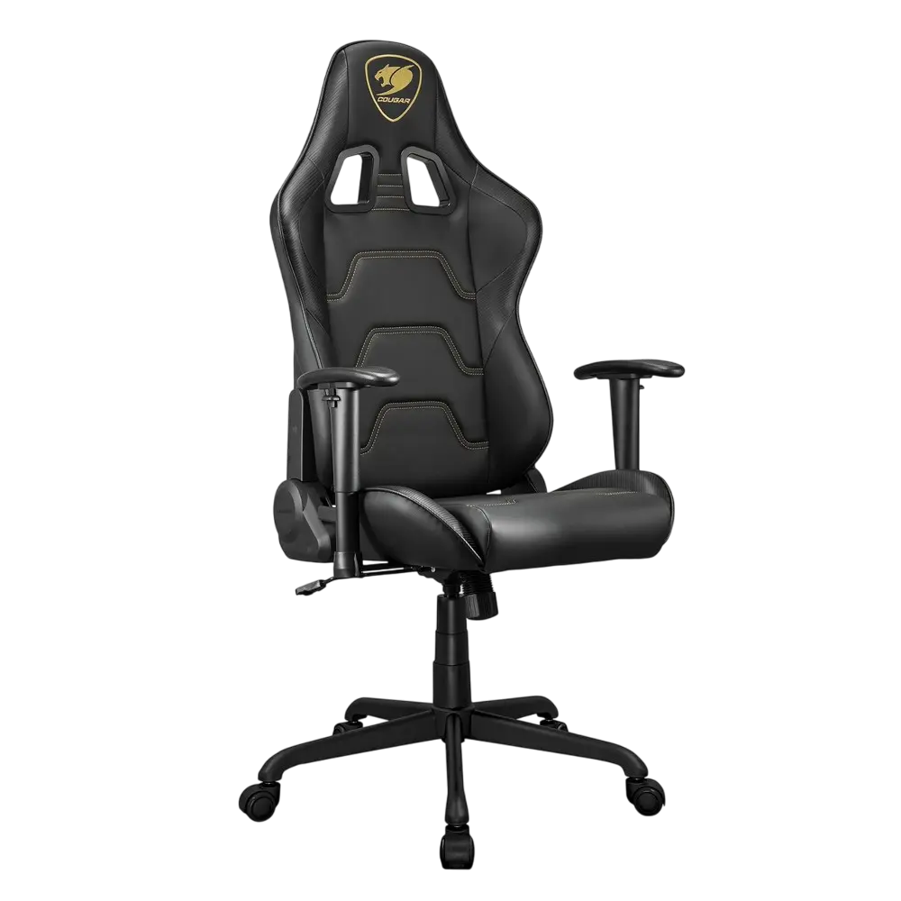 Игровое кресло Cougar ARMOR ELITE, PVC Кожа, Черный | Золотой [1]