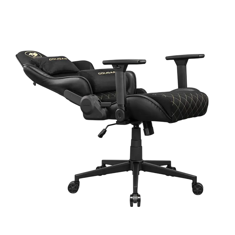 Scaun Gaming Cougar Armor One V2 Gold F, PVC Piele, Negru | Auriu [1]