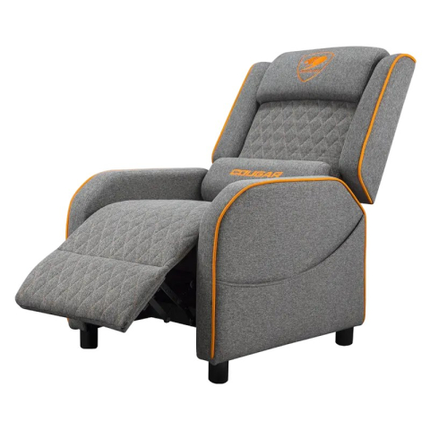 Scaun gaming Cougar Ranger One, textil, Gri / Portocaliu (spătar 160°, până la 150 kg) [3]