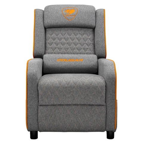 Mobilier - Scaun gaming Cougar Ranger One, textil, Gri / Portocaliu (spătar 160°, până la 150 kg)