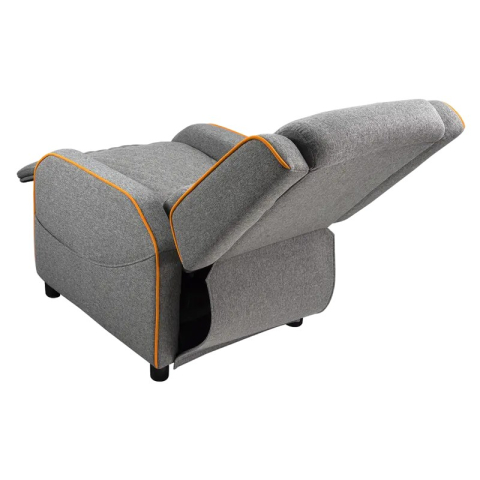 Scaun gaming Cougar Ranger One, textil, Gri / Portocaliu (spătar 160°, până la 150 kg) [2]