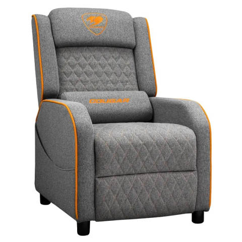 Scaun gaming Cougar Ranger One, textil, Gri / Portocaliu (spătar 160°, până la 150 kg) [4]