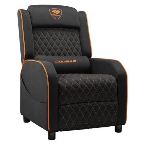 Scaun gaming Cougar Ranger One, textil, Negru / Portocaliu (spătar 160°, până la 150 kg) [2]