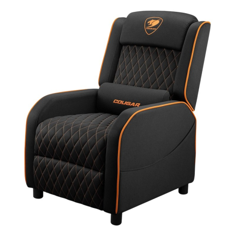 Scaun gaming Cougar Ranger One, textil, Negru / Portocaliu (spătar 160°, până la 150 kg) [1]