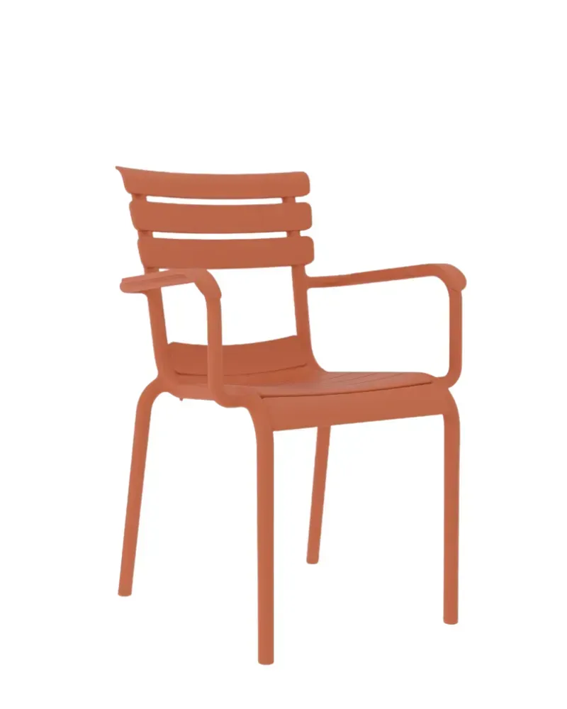 Садовые стулья и кресла - Стул HERA XL Terracotta – Теплый цвет и исключительная прочность