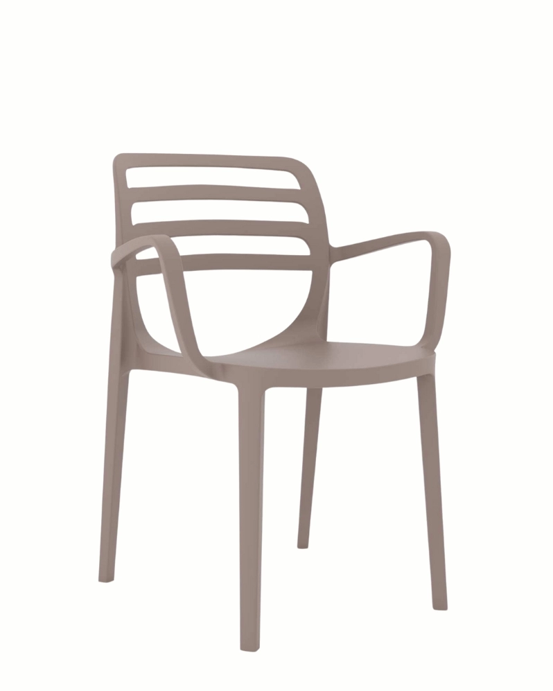 Casa și grădina - Scaun LAURA XL Cappucino – Confort și durabilitate într-un design modern!