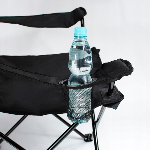 Складной стул для рыбалки, кемпинга и сада Jumi с подстаканником, компактный, 80x50x84 см, зеленый [3]