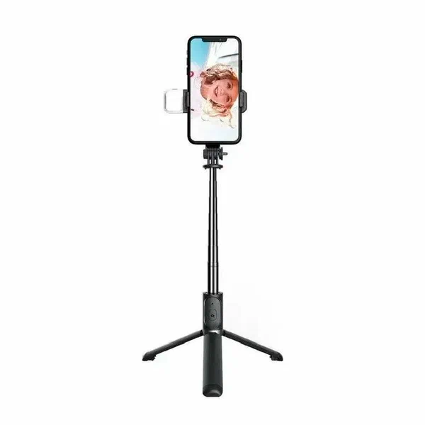 Selfie - Selfie Stick Wi-SE002 – Suport pentru selfie cu iluminare și telecomandă | Mobishop.md