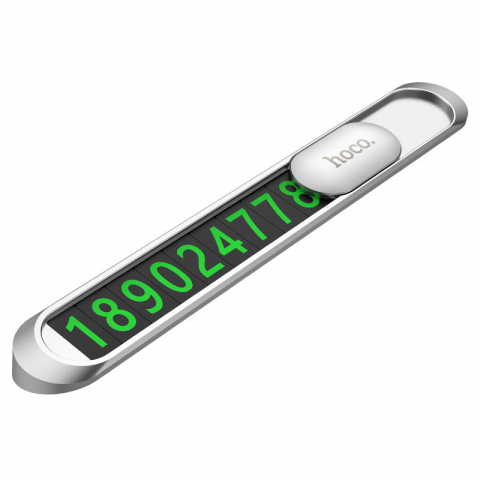 Semn de Oprire Metalic Ascuns PH41 Promise – Suport auto universal cu număr fluorescent [4]