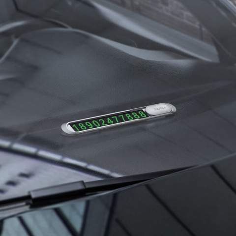 Semn de Oprire Metalic Ascuns PH41 Promise – Suport auto universal cu număr fluorescent [2]