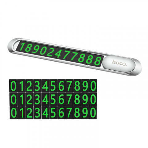 Semn de Oprire Metalic Ascuns PH41 Promise – Suport auto universal cu număr fluorescent [3]