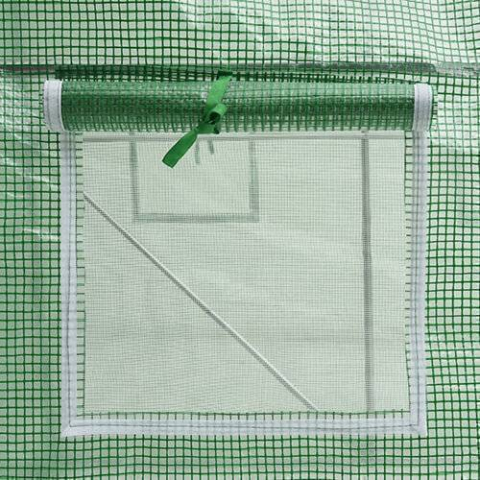 Seră de grădină / Solar 10x4x2.5m (Ø32mm, 2 uși, Cadru Galvanizat, Folie Armată 240g/m²) [2]