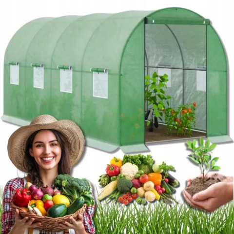 Capace din sticla - Seră Eco 4×3×2 m – Spațiu maxim la preț accesibil