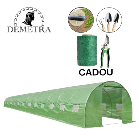 Sere - Seră pentru grădină Demetra 12x3x2m - construcție stabilă, utilizare îndelungată