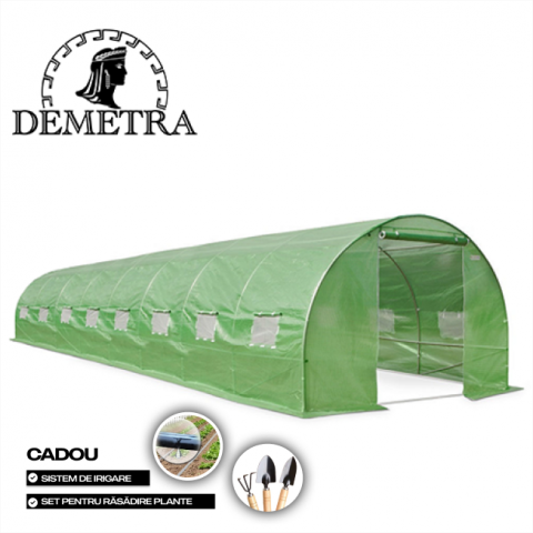 Sere - Seră pentru grădină Demetra 8x3x2m - creștere optimă pentru legume