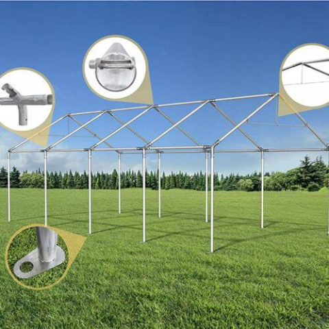 Sera profesională de tip tunel extra-spațioasă – recolte impresionante, protecție superioară și durabilitate excepțională pentru grădina ta mare! [4]