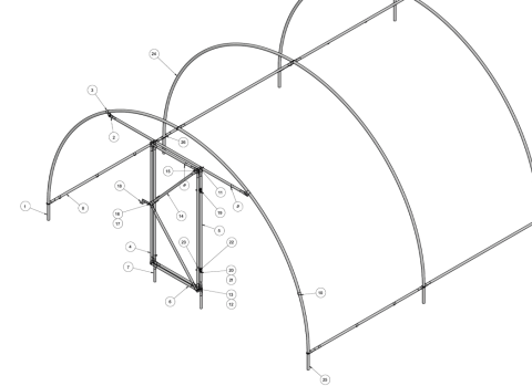 Профессиональная теплица Demetra Italia 27 м² (6×4.5×2.5 м) – Надежная защита и максимальный урожай [14]