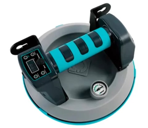 Constructii si reparatii - Set 6 ventuze cu vid cu acumulator BIHUI LFCSB-6C (Ø203 mm, 200 kg, menținere automată a presiunii)