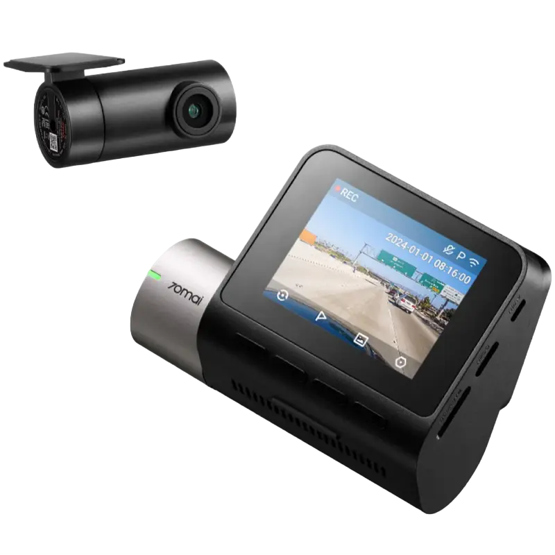 Set Dash Cam față și spate 70mai A510 + RC11 Negru – Înregistrare 2K clară, unghi larg și conectivitate GPS + cameră spate! [2]