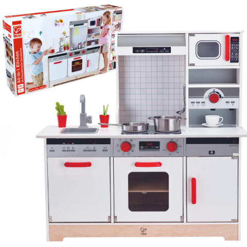 Mobilier de jucărie - Set de joc „Bucătărie multifuncțională” HAPE – aventură culinară pentru micii bucătari