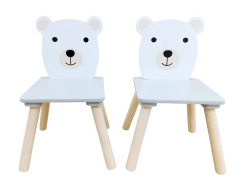 Set măsuță și 2 scaune pentru copii „Bear”, U-Grow (Blat 2-în-1) [4]
