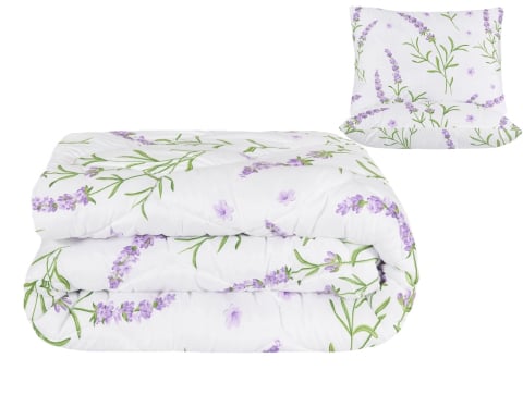 Casa și grădina - Set Plapumă + 2 perne Lavanda 200 x 220 cm