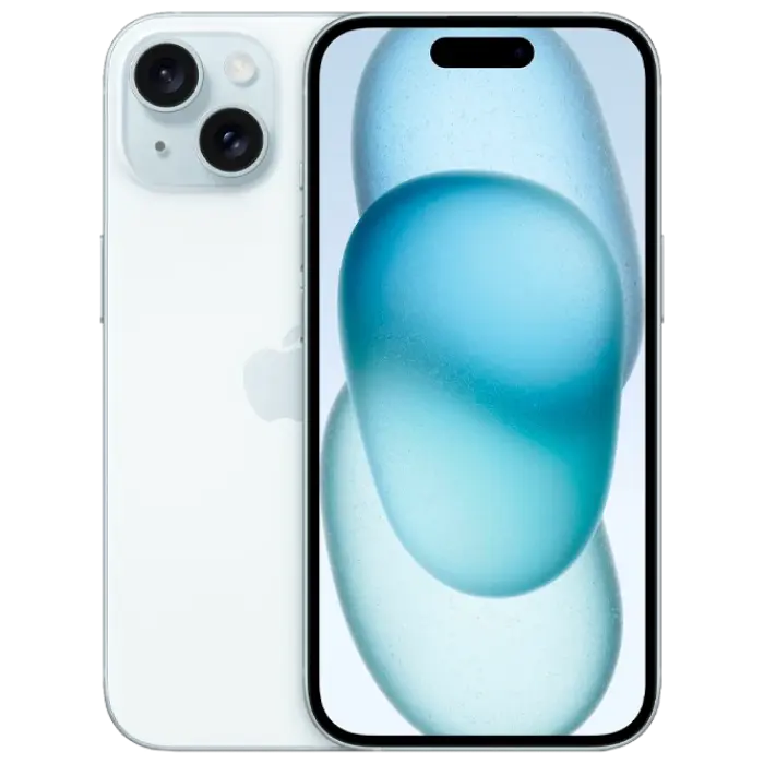 iPhone 15 - Smartphone Apple iPhone 15, 6GB/128GB, Albastru – performanță și stil într-un design premium