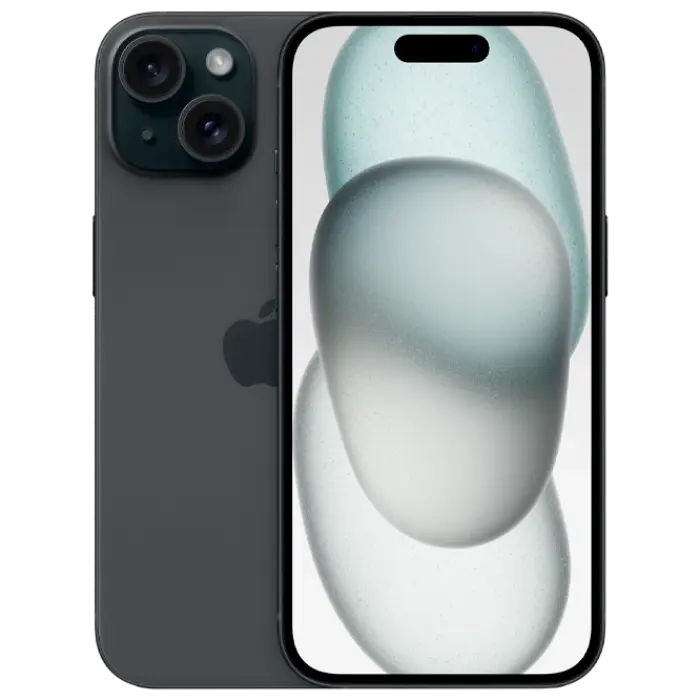 iPhone 15 - Smartphone Apple iPhone 15, 6GB/128GB, Negru – eleganță clasică și inovație Apple