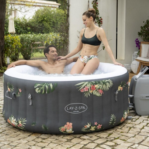SPA gonflabil Aruba AirJet 170×66 cm, 605 L, pentru 4 persoane [1]