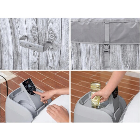 SPA gonflabil Fiji AirJet 180×66 cm, 669 L, pentru 2-4 persoane [4]