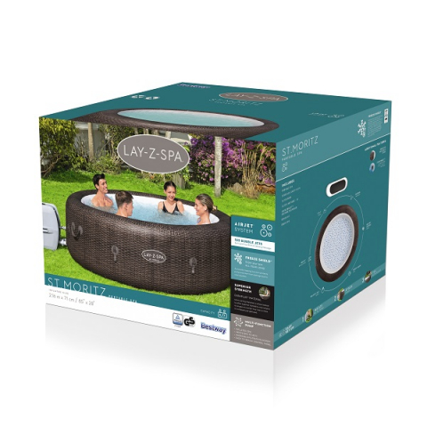SPA gonflabil St.Moritz AirJet 216×71 cm, 1190 L, pentru 5-7 persoane [3]