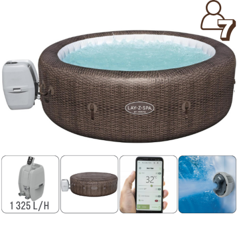 Jacuzzi - SPA gonflabil St.Moritz AirJet 216×71 cm, 1190 L, pentru 5-7 persoane