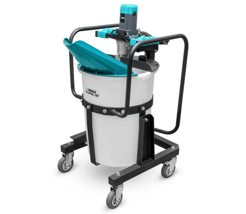 Mixere pentru constructii - Stație de amestecare BIHUI B-LEVEL 100 MS1900 (1900W, 2 viteze, 100 L, Mixer detașabil, Roți)