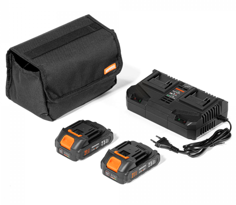 Suflantă-aspirator cu acumulator DAEWOO DABL 9042Li SET (21V, 2×2.5Ah, 11666 l/min, Tocare 20:1) [2]