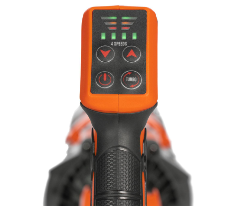Suflantă cu acumulator DAEWOO DABL 7042Li SET (21V, 2×2.5Ah, Motor Brushless, 23.000 l/min / 1400 m³/h, 70 m/s, Mod TURBO) [7]