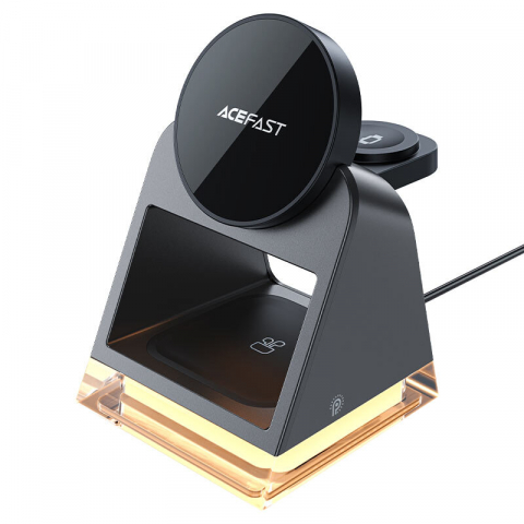 Wireless - Suport încărcare wireless 3-in-1 E17 – suport încărcare 3-in-1, wireless, desktop