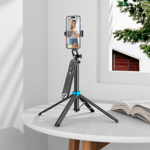 Suport Live Broadcast K22 Handy din aliaj de aluminiu, anti-vibrații - Ideal pentru Streaming Stabil [2]