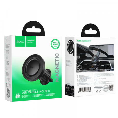 Suport magnetic auto HOCO H56 Show Ring [1]