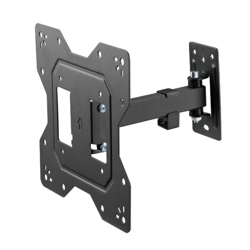 Suport TV de perete articulat KIVI MOTION-221 Negru (23-43 inch, până la 30 kg) – Mișcare perfectă și design ultra-subțire [4]