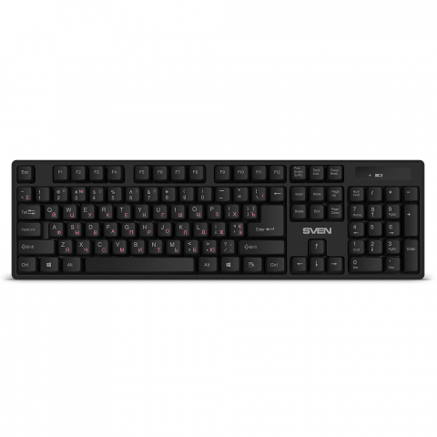 Calculatoare - Tastatură wireless SVEN KB-C2100W – Confort și funcționalitate fără fir