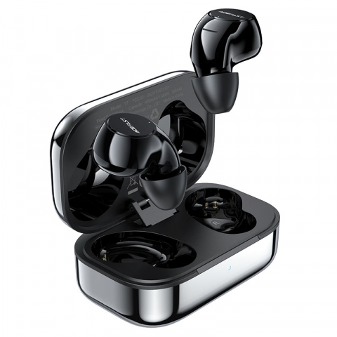 Căști Wireless T7 Unrivalled TWS, Bluetooth 5.2, aptX, Mod Gaming, Argintii – Sunet Premium și Design Metalic [2]